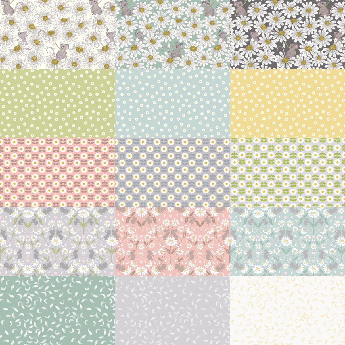 Lewis & Irene Love Me Love Me Not Fabric Collection