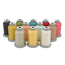 Glide Kimberbell Spring Showers 12 Mini Spool Thread Collection 40WT (Mini Spool 1100YDS) Authentic Premium 100% Polyester Thread