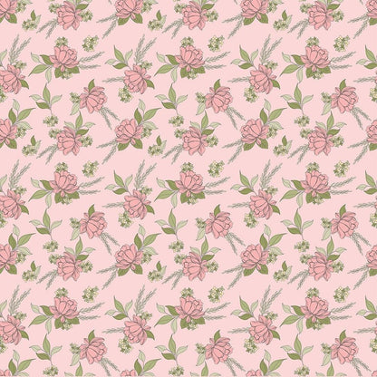 Poppie Cotton Country Roads Fabric Collection Shenandoah on Pink Authentic Premium 100% Cotton Quilt Shop Quality Fabrics