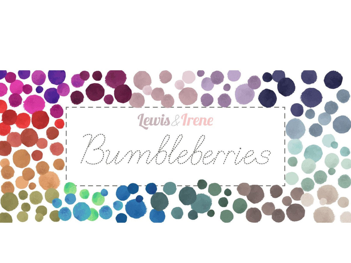 Lewis & Irene Bumbleberries Blenders Fabric Collection Sunshine Yellow BB273 Authentic Premium 100% Cotton Quilt Shop Quality Fabrics