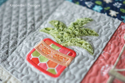 RETIRED!!! Kimberbell Make Yourself at Home Collection Bundle (CD, Fabric Kit, & Emellishment Kit) - Optional Thread Set Available