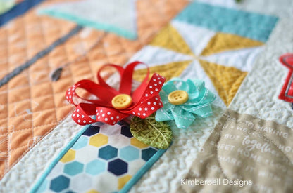 RETIRED!!! Kimberbell Make Yourself at Home Collection Bundle (CD, Fabric Kit, & Emellishment Kit) - Optional Thread Set Available