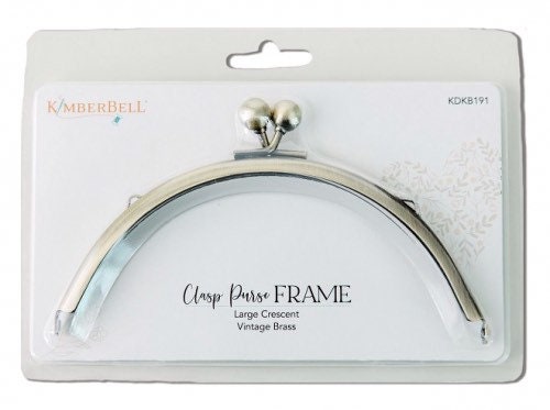 Kimberbell Keepsake Clasp Purses Machine Embroidery CD (Optional Vintage Brass Frame Available)