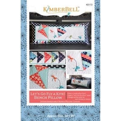 Kimberbell Let’s Fly a Kite Bench Pillow Collection (Optional Machine Embroidery CD or Sewing Version)