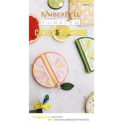 Kimberbell Curated: Citrus & Sunshine Machine Embroidery USB