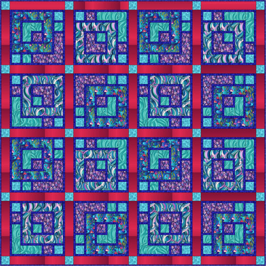 Lewis & Irene Reflections Fabric Collection Quilt Kit #1 Finished Size: 62”x62” Premium 100% Cotton Quilt Shop Quality Fabrics