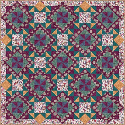 Lewis & Irene Soraya Fabric Collection Quilt Kit #1 Finished Size: 66”x66” Premium 100% Cotton Quilt Shop Quality Fabrics