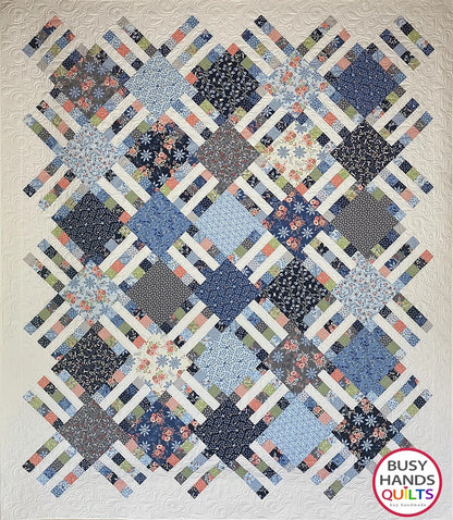 Busy Hands Quilts Home Awaits Quilt Pattern - 6 Size Variations Per Pattern