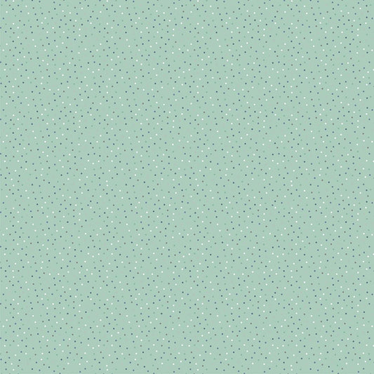 Poppie Cotton Country Confetti Blenders Fabric Collection Country Confetti on Sea Glass Mint Authentic Premium 100% Cotton Fabrics CC20185