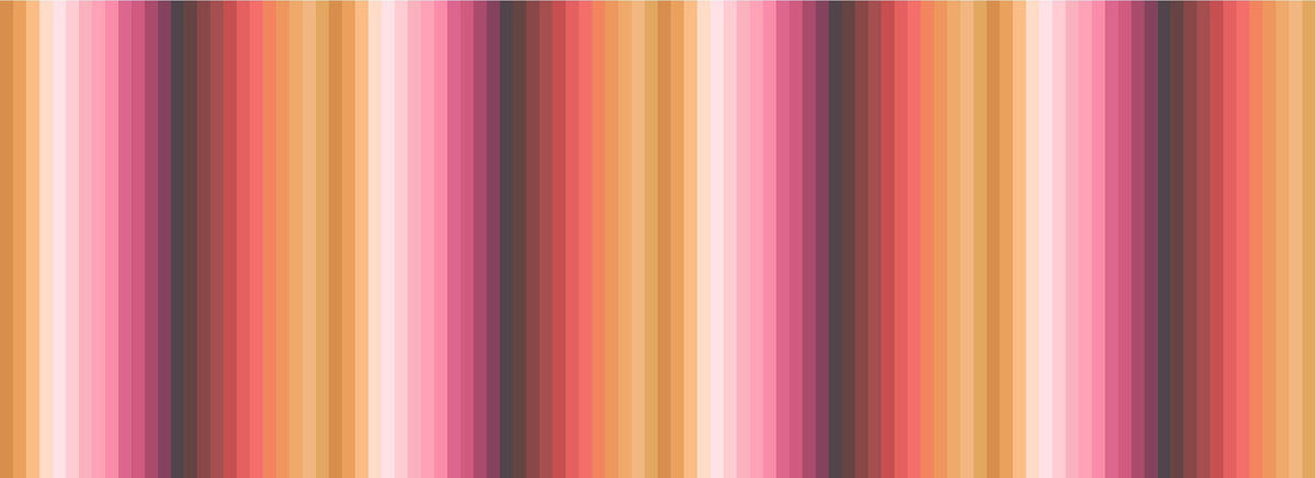 Lewis & Irene Rainbows Fabric Collection Digital Print Ochre/Multi Stripe Ombré Rainbows Premium 100% Cotton Quilt Shop Quality Fabrics