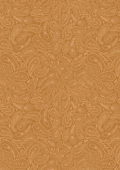Lewis & Irene Soraya Fabric Collection Gold Paisley Authentic Premium 100% Cotton Quilt Shop Quality Fabrics