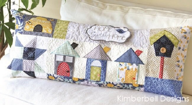 RETIRED!! Kimberbell Home Sweet Home Bench Pillow ME CD