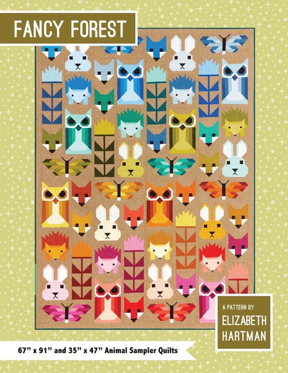 Elizabeth Hartman Fancy Forest Pattern - 2 Size Variations Per Pattern