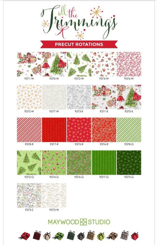 Maywood Studio North Star Table Runner & Placemat Kit All the Trimmings Fabric Collection (Table Runner 22.5”x46.5” Placemats (2) 14.5”x17.5”)