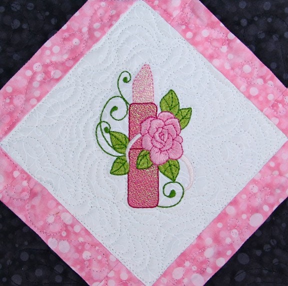 Purely Gates Mylar Swirly Girly 12 Design Machine Embroidery CD w/Mylar Sheet (Uses 4”x4” Hoop)