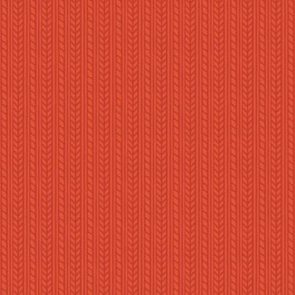 LAST BOLT!! Camelot Reindeer Lodge Fabric Collection Cable Knit Print on Red Premium 100% Cotton Quilt Shop Quality Fabrics