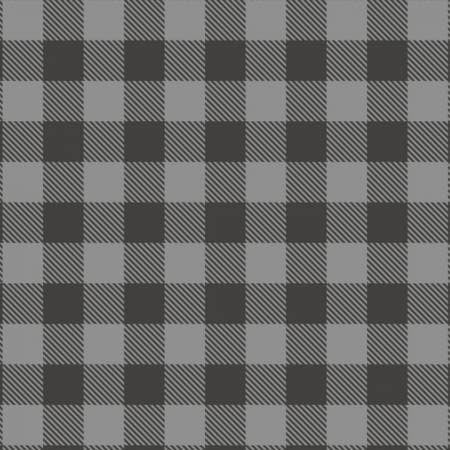 Camelot Reindeer Lodge Fabric Collection Buffalo Plaid on Charcoal