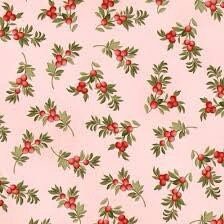 END OF BOLT 13" Maywood Studio A Fruitful Life Fabric Collection Berries on Pink