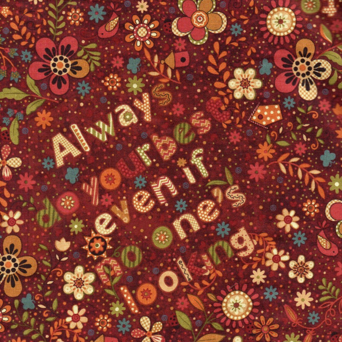 Henry Glass Note to Self Fabric Collection Notes on Wine