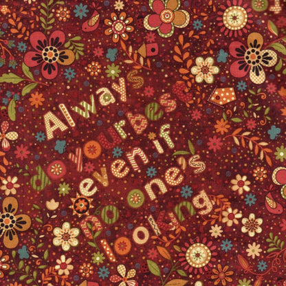 Henry Glass Note to Self Fabric Collection Notes on Wine