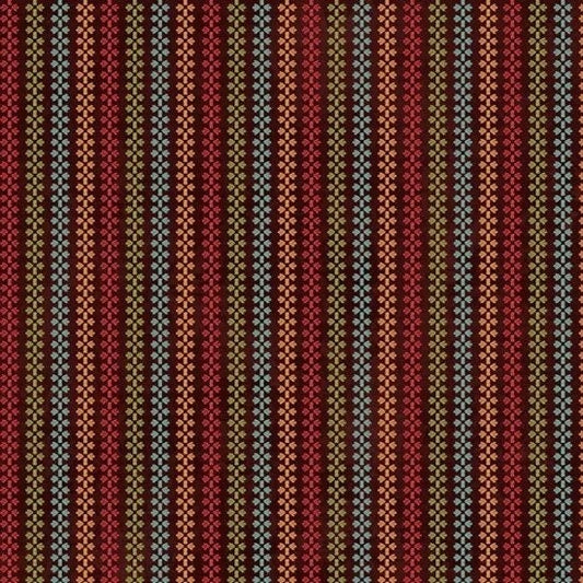 Henry Glass Note to Self Fabric Collection Stripe on Wine