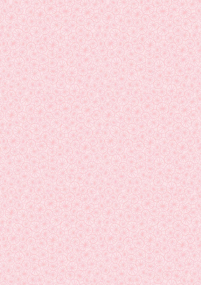 Lewis & Irene The Village Pond Fabric Collection Marigold Leaves on Blossom Pink Premium 100% Cotton Quilt Shop Quality Fabrics