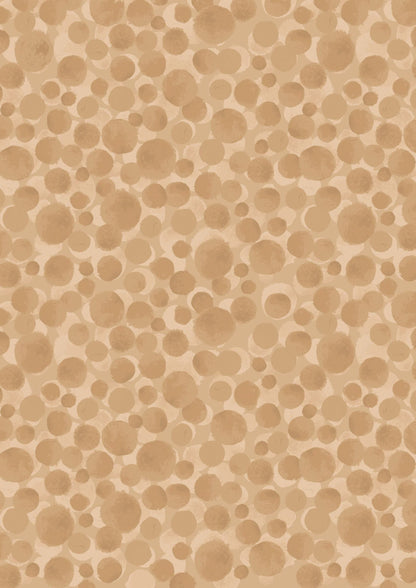 Lewis & Irene Bumbleberries Blenders Fabric Collection Light Khaki BB255 Authentic Premium 100% Cotton Fabrics