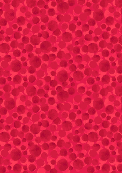 Lewis & Irene Bumbleberries Blenders Fabric Collection Blood Orange BB264 Authentic Premium 100% Cotton Quilt Shop Quality Fabrics