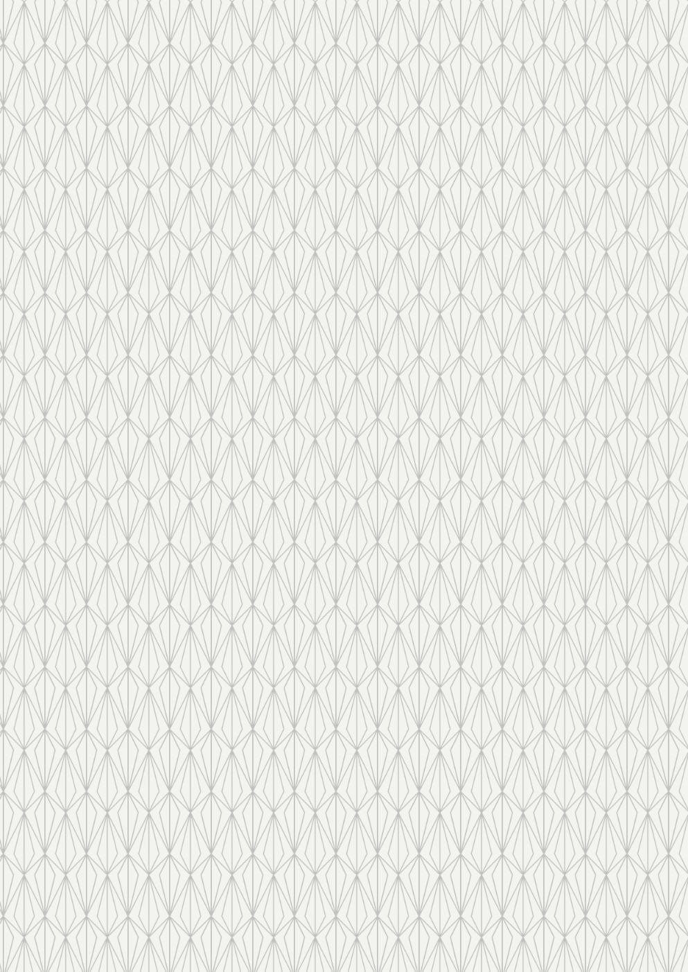 Lewis & Irene Marvelous Metallics Fabric Collection Metallic Silver Geometric on Cream MM4.1
