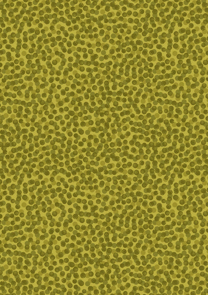 Lewis & Irene The Orchard Fabric Collection Abstract Berries on Green Authentic Premium 100% Cotton Quilt Shop Quality Fabrics