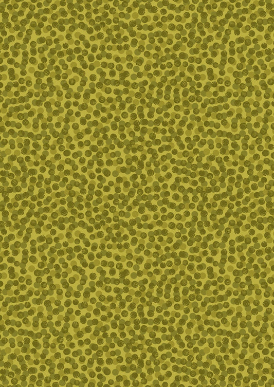 Lewis & Irene The Orchard Fabric Collection Abstract Berries on Green Authentic Premium 100% Cotton Quilt Shop Quality Fabrics