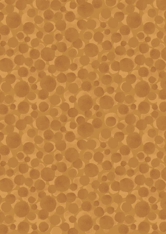 Lewis & Irene Bumbleberries Blenders Fabric Collection Dark Golden Sand BB275 Authentic Premium 100% Cotton Quilt Shop Quality Fabrics