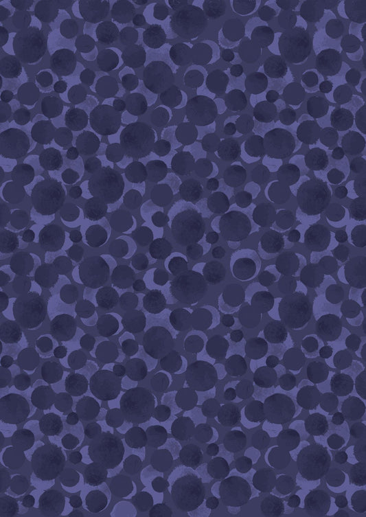 Lewis & Irene Bumbleberries Blenders Fabric Collection Dark Skies BB283 Authentic Premium 100% Cotton Quilt Shop Quality Fabrics