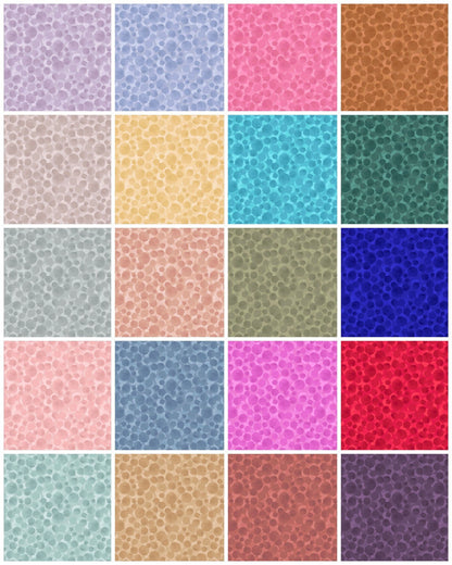 Lewis & Irene Bumbleberries Blenders Fabric Collection Tikehau Blue BB257 Authentic Premium 100% Cotton Quilt Shop Quality Fabric