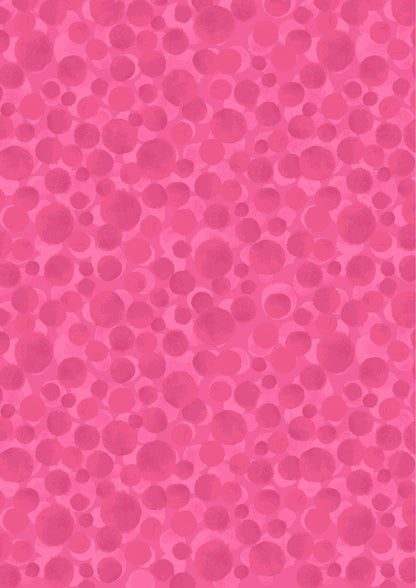 Lewis & Irene Bumbleberries Blenders Fabric Collection Tropical Pink BB220 Authentic Premium 100% Cotton Fabrics