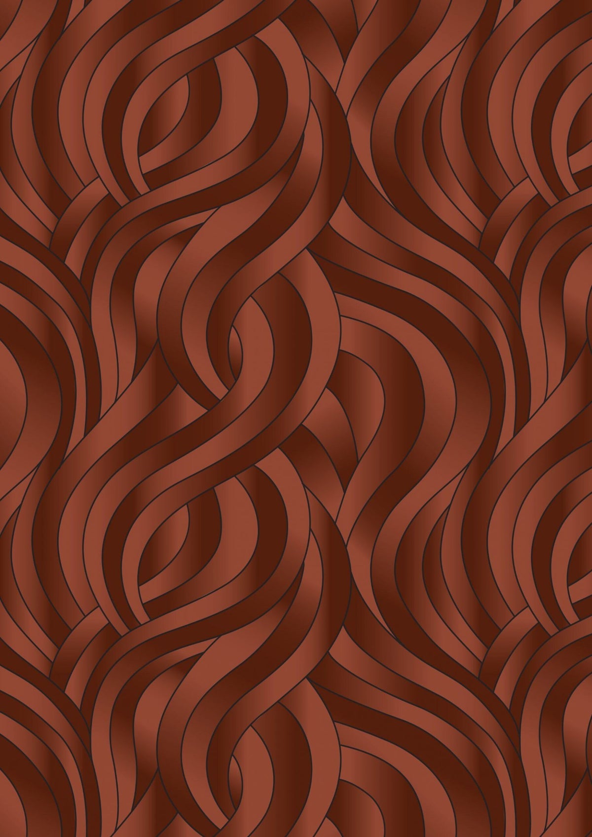 Lewis & Irene Reflections Fabric Collection Swirls on Chocolate Authentic Premium 100% Cotton Quilt Shop Quality Fabrics