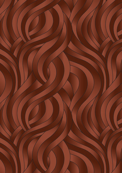 Lewis & Irene Reflections Fabric Collection Swirls on Chocolate Authentic Premium 100% Cotton Quilt Shop Quality Fabrics