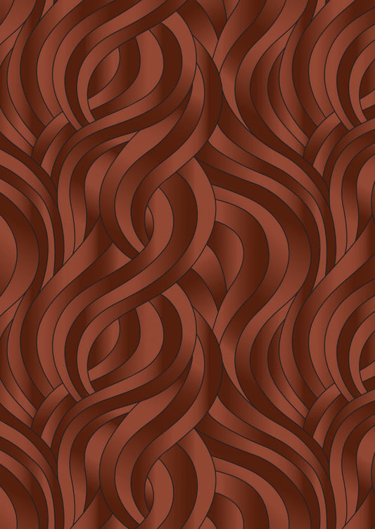 Lewis & Irene Reflections Fabric Collection Swirls on Chocolate Authentic Premium 100% Cotton Quilt Shop Quality Fabrics