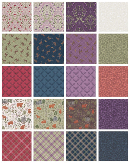 Lewis & Irene Loch Lewis Fabric Collection Antlers on Red A157.5