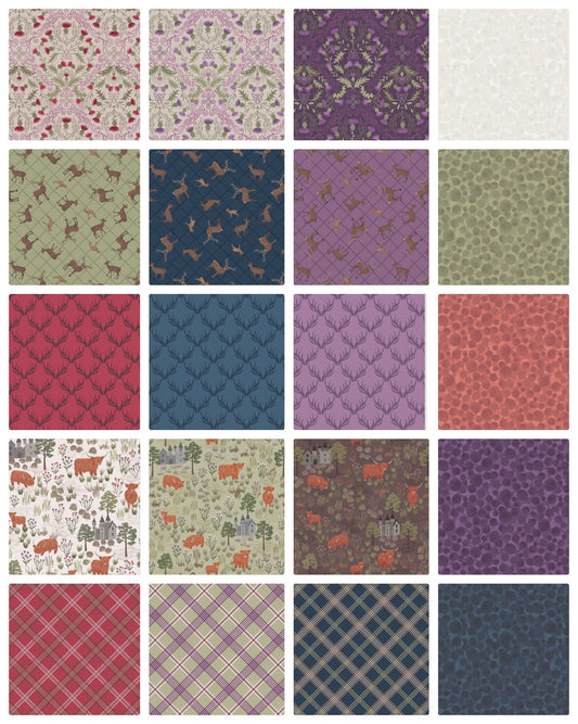 Lewis & Irene Loch Lewis Fabric Collection Antlers on Red A157.5