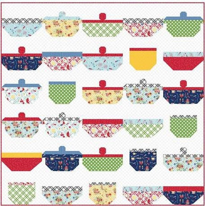 Charisma Horton Pot Luck Quilt Pattern Finished Size: 60"x60"