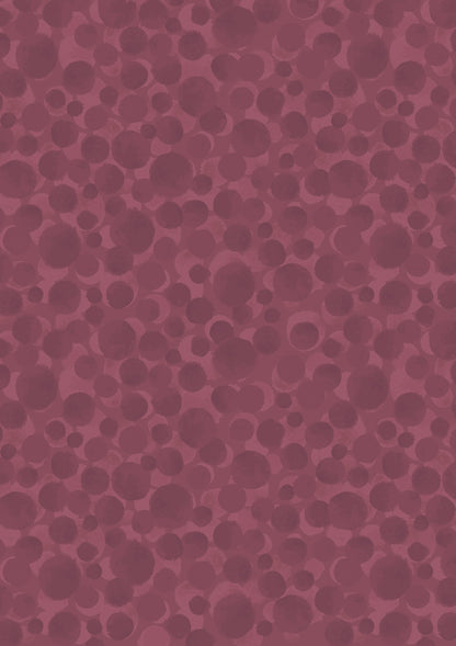 Lewis & Irene Bumbleberries Blenders Fabric Collection Claret Red BB158 Authentic Premium 100% Cotton Quilt Shop Quality Fabrics