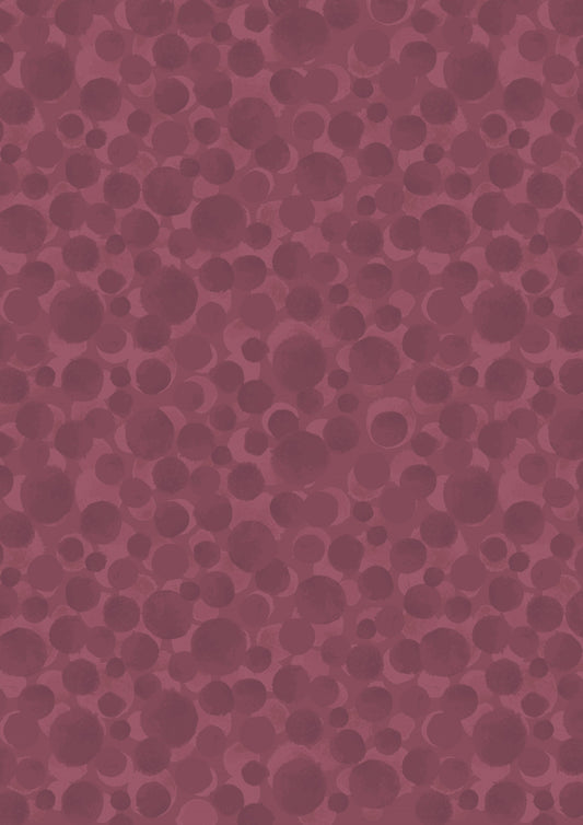 Lewis & Irene Bumbleberries Blenders Fabric Collection Claret Red BB158 Authentic Premium 100% Cotton Quilt Shop Quality Fabrics