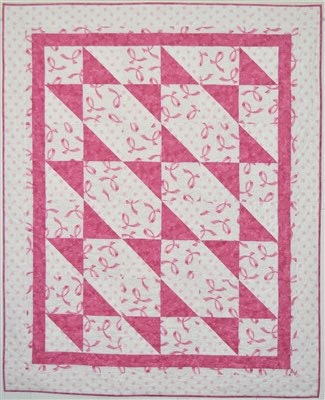 Fabric Cafe Boxes & Bows Quilt Pattern Finished Size 49”x61”