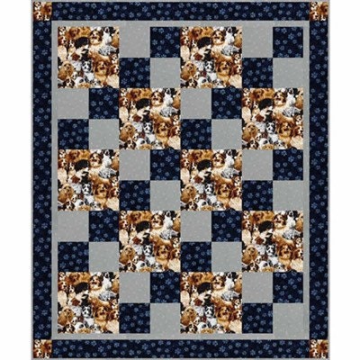 Fabric Cafe Sew Quick Quilt Pattern Finished Size 48”x58”
