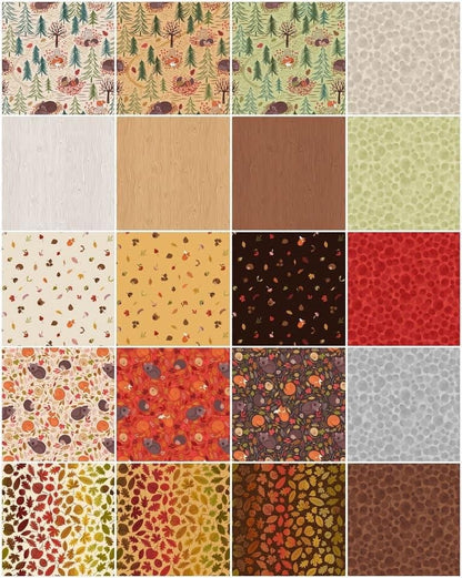 Lewis & Irene A Winter Nap Fabric Collection Quilt Kit #1 Finished Size: 48”x48”