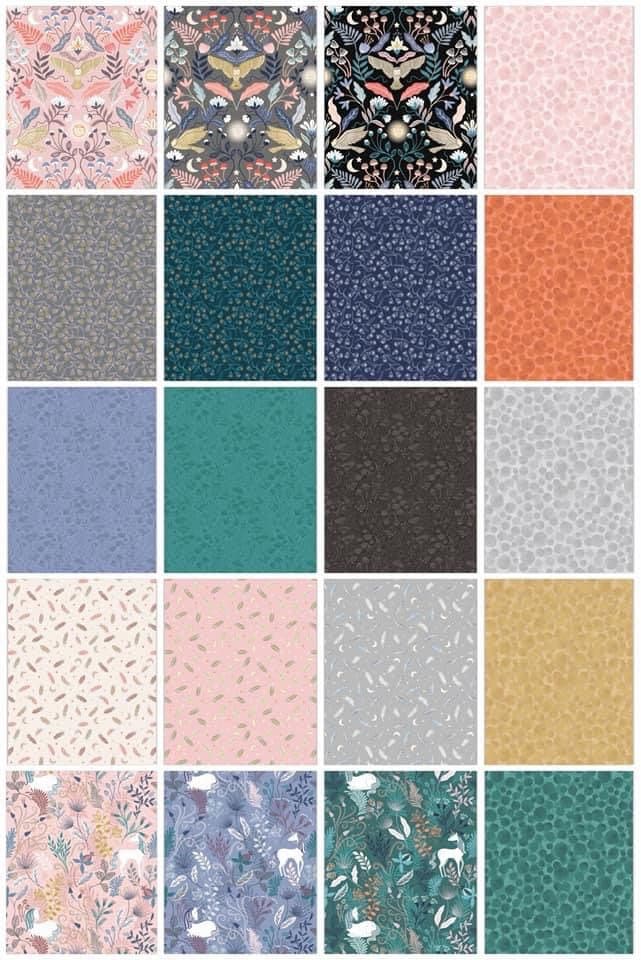 Lewis & Irene Enchanted Fabric Collection 20 Piece Fat Quarter Bundle
