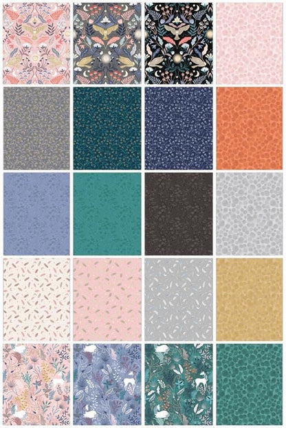 Lewis & Irene Enchanted Fabric Collection 20 Piece Fat Quarter Bundle