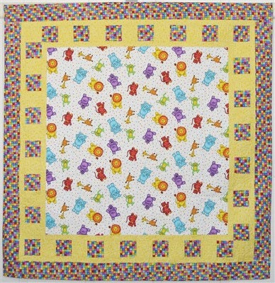Fabric Cafe Big Picture Quilt Pattern Finished Size 50”x50”