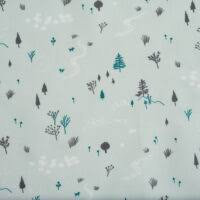LAST BOLT!! Birch Fabric Dog Park Organic Cotton Fabric Collection Run Free on Mint QSQ100% Organic Cotton